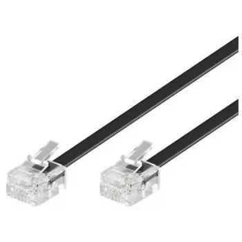 Telefona kabelis MicroConnect MPK182 RJ-11 RJ-11 2m Melns