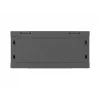 Sienas stiprinājuma 19 collu skapis LANBERG 4U 600x450 mm melns ar metāla durvīm