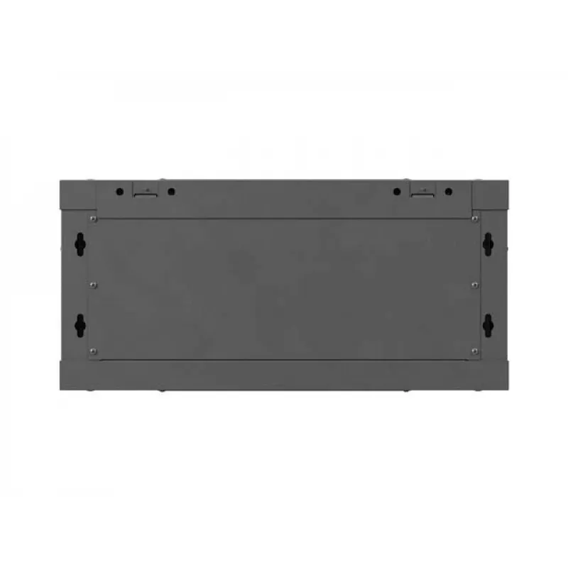 Sienas stiprinājuma 19 collu skapis LANBERG 4U 600x450 mm melns ar metāla durvīm