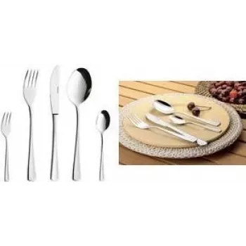 Galda piederumu komplekts Esmeyer Stockholm 30-detaļu nerūsējošais tērauds 18/10 pulēts, serviss 6 personām