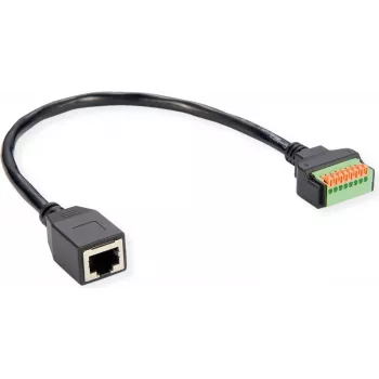 ROLINE kabeļa adapteris RJ45 BU - Push- spaiļu bloks - tīkla adapteris (12.02.1172)