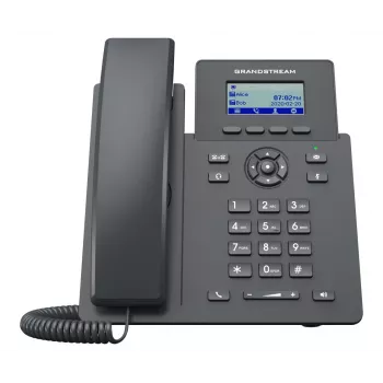 Grandstream Networks GRP2601P IP telefons Melns 2 līnijas LCD