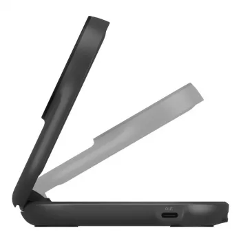 Iekštelpu lādētājs Belkin UltraCharge 25 W Qi2 2in1 Magnētiskais USB-C Melns Apaļš