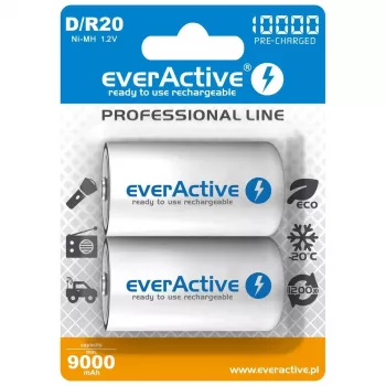 Akumulators everActive EVHRL20-10000 D NiMH 1,2 V 2 gab.