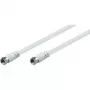 Wentronic Goobay SAT Savienojuma Kabelis, Balts, 2.5 m - F-Spraudnis F-Spraudnis (11724)