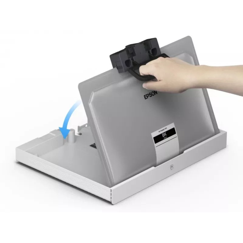 Epson WorkForce Pro WF-M5799DWF Printeris Melnbalts Daudzfunkciju A4, Skaitītājs No 100k Līdz 180k (Lietots)