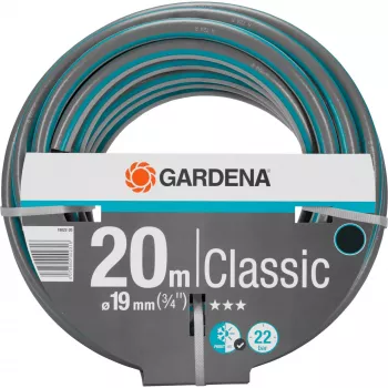 Dārza šļūtene Gardena 18022-20 20 m virszemes PVC pelēka oranža