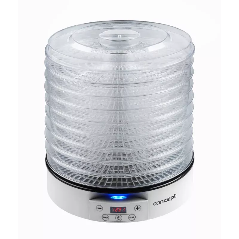 Pārtikas žāvētājs Concept Solution SO2020, 500 W, LED displejs, sudraba, 220–240 V, 3,3 cm režģa diametrs