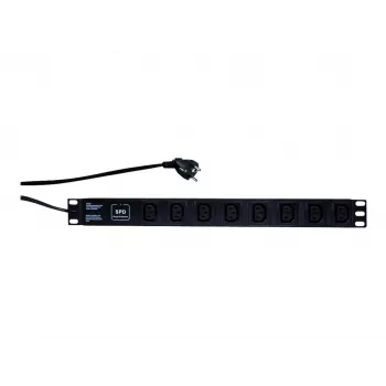 Strāvas sadalītājs LogiLink PDU8A01, 8×C13, 1U, 19 inch