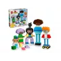 Būvējams komplekts LEGO DUPLO 10423 cilvēku figūru komplekts, 71 gab., vecumam 3+, figūras augstums 260 mm