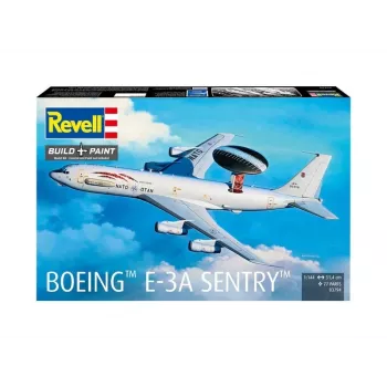 Plastmasas modelis REVELL Boeing E-3A Sentry 1:144 mēroga lidmašīnas saliekamais modelis