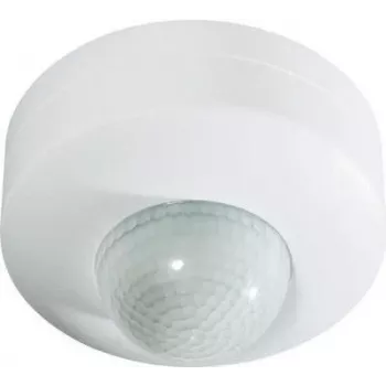 PIR kustības sensors Renkforce 1296308 360° relejs balts IP20, griestu/sienas montāža