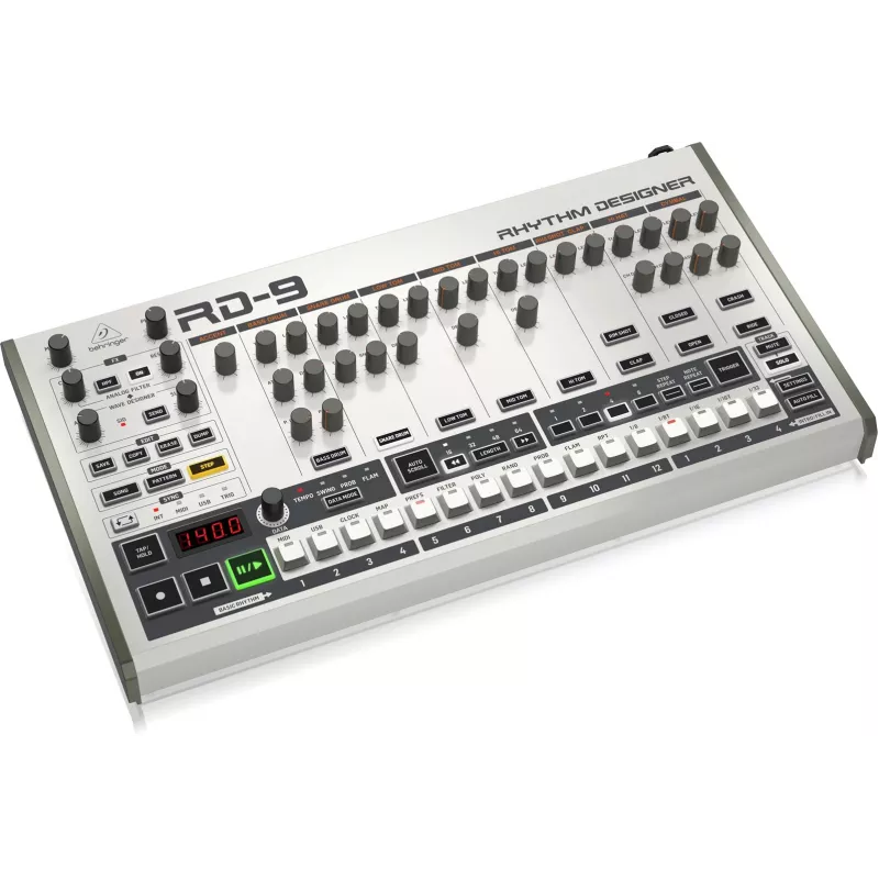 Behringer RD-9 — bungu mašīna ar analogu skaņu