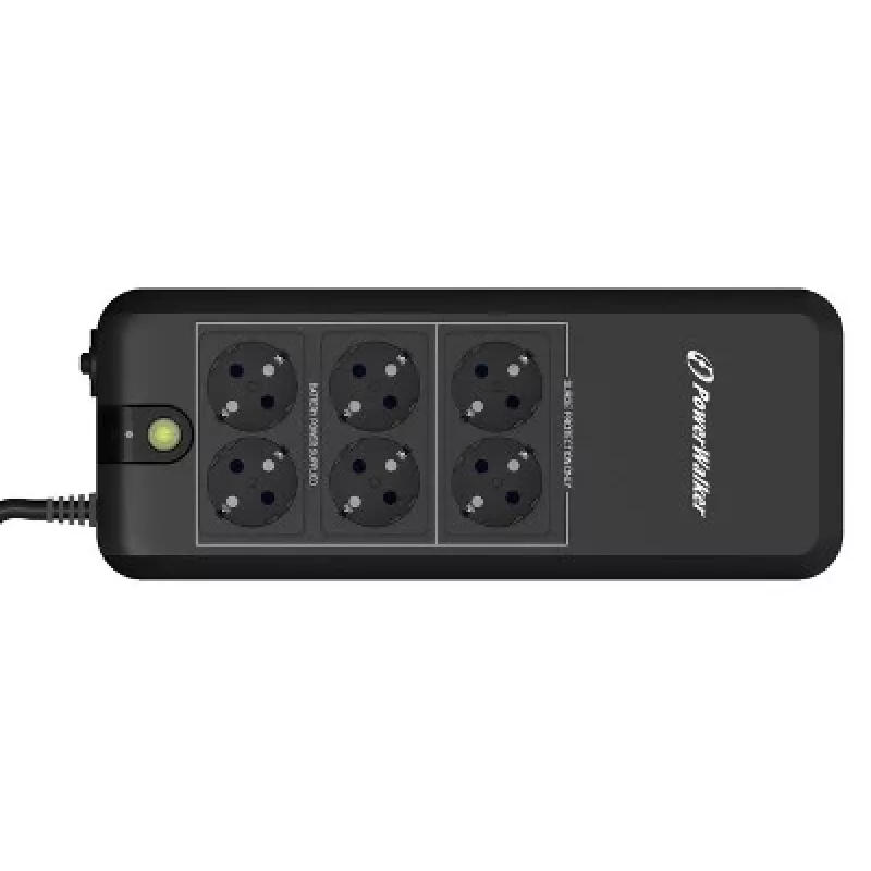 PowerWalker VFD 600 APFC FR Bezvadu (Offline) UPS 0.6 kVA 300 W 6 AC kontaktligzdas