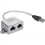 Wentronic Goobay kabeļa sadalītājs (tīkla dubultotājs), CAT Y-adapteris - 2 x CAT 5 Ethernet vadu savienošanai, ekranēts (68908)