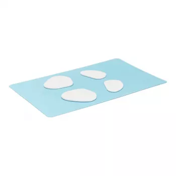 Peles slīdīši Endgame Gear XM1, 99.5% PTFE, balti — viens komplekts