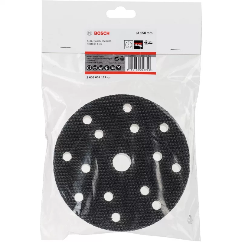 Bosch 2 608 601 127 slīpēšanas paliktnis 150 mm 1 gab.