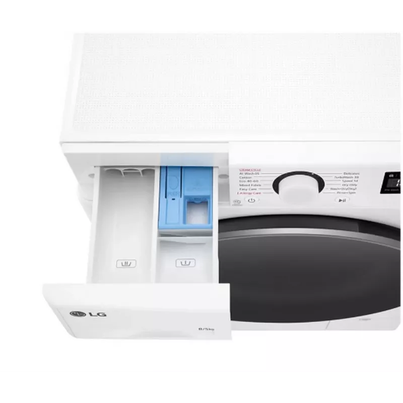 LG F2DR508S1W Veļas žāvētājmazgātājs 8 kg / 5 kg 1400 RPM Balts