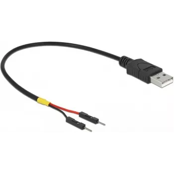 USB kabelis DeLOCK 85401 0.2m USB A Melns