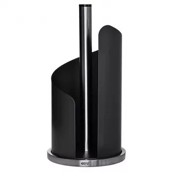 Papīra dvieļu statīvs GEFU CURVE G-15703 — brīvi stāvošs virtuves ruļļu turētājs