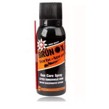 Eļļošanas aerosols BRUNOX Turbo Spray Oil B100 — 100 ml tīrīšanas un kopšanas eļļa, vides bīstamības marķējums