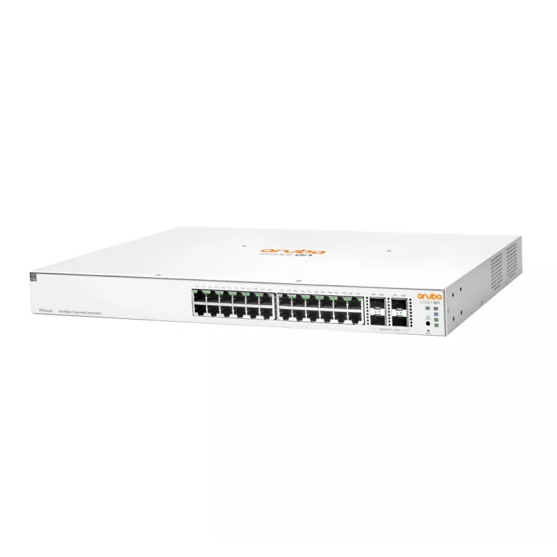 HPE Aruba Networking Instant On 1930 24G Class4 PoE 4SFP/SFP+ 370W Pārvaldāms L2+ Gigabit Ethernet (10/100/1000) Power over Ethernet (PoE) 1U Balts