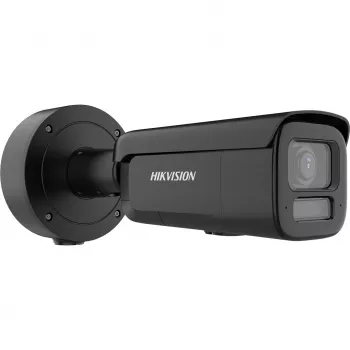 Hikvision Pro Series ar ColorVu 8 MP viedā hibrīda apgaismojuma motorizēta tālfokusa lodes tīkla kamera