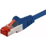 Wentronic Goobay CAT 6 savienojuma kabelis, S/FTP (PiMF), zils, 15 m - LSZH bezhalogēna, varš (68273)