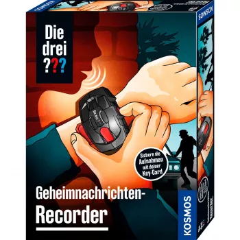 Die drei Geheimnachrichten-Recorder, detektīvu komplekts