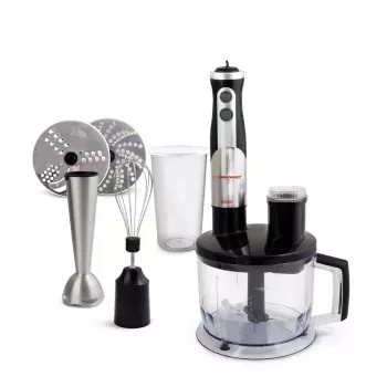 Esperanza EKM004 rokas blenderis 0,6 L Melns,Sudrabs,Caurspīdīgs 800 W