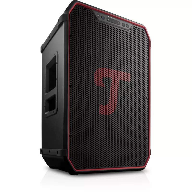 Teufel ROCKSTER NEO bezvadu Bluetooth skaļrunis melns sarkans (107001830)