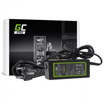 Strāvas adapteris Green Cell AD75AP 65W 19,5V 3,34A Dell klēpjdatoriem, iekštelpām, melns