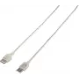 Renkforce USB 2.0 pagarinātājkabelis [1x USB 2.0 Spraudnis A - 1x USB 2.0 Ligzda A] 3.00 m caurspīdīgs (RF-4538152)