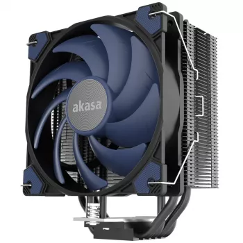 Gaisa dzesētājs Akasa Alucia H4 12 cm Melns Zils Hidrodinamiskais gultnis
