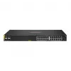 HPE Aruba Networking CX 6100 24G Class4 PoE 4SFP+ 370W Pārvaldāms L3 Gigabit Ethernet (10/100/1000) Power over Ethernet (PoE) 1U Melns