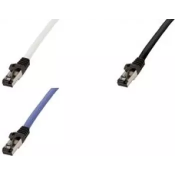 Logilink Professional PrimeLine - Patch-Cable - RJ-45 (Vīriešu) uz RJ-45 (Vīriešu) - 20 m - 6.2 mm - S/FTP, PiMF - CAT 8.1 - 40 Gigabitu Ethernet, Bezhalogēna - Melna (CQ8113S)