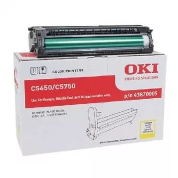 OKI C5650 C5750 Dzeltens oriģinālais attēla cilindrs