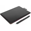 Wacom One by Small zīmēšanas planšete - vadu - 152 x 95 mm - USB - pildspalva - 133 punkti sekundē - Windows 10 saderīga (CTL-472-S)