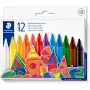 Vaska krītiņi Staedtler 229 12 C12 jumbo, 12 krāsas, assorted