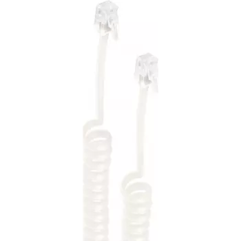 shiverpeaks ®-BASIC-S-Telefona klausules spoles kabelis 2x 4P4C, melns, 5,0 m (BS70135-5)