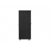 Rack skapis 19 collu LANBERG FF01-8842-23B 42U ar sieta priekšējām durvīm, melns