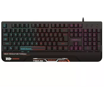 Mehāniska pilnizmēra spēļu tastatūra Rebeltec Full size game keyboard SHARK