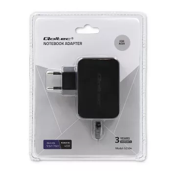 Barošanas bloks QOLTEC 45W 19V 2,37A ar 5,5x1,7 mm savienotāju