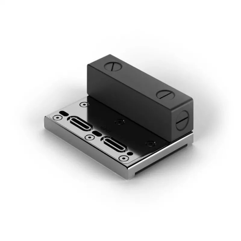 Ūdens dzesēšanas terminālis Alphacool Eisblock Aurora 180° (13763) — RGB saderīgs, 180° leņķa terminālis