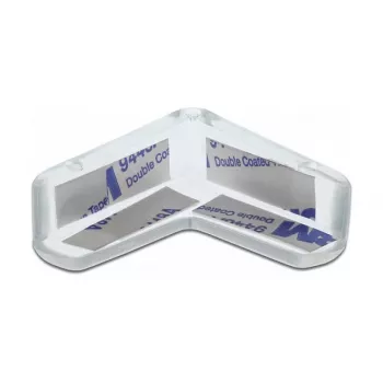 Stūra aizsargs pašlīmējošs DeLOCK 40 x 40 x 13 mm caurspīdīgs