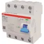ABB Stotz S&J Noplūdes Strāvas Slēdzis Tips B 4P 40A, 30mA, 3kA, 4TE F204B-40/0,03-4TE (2CSF204568R1400)