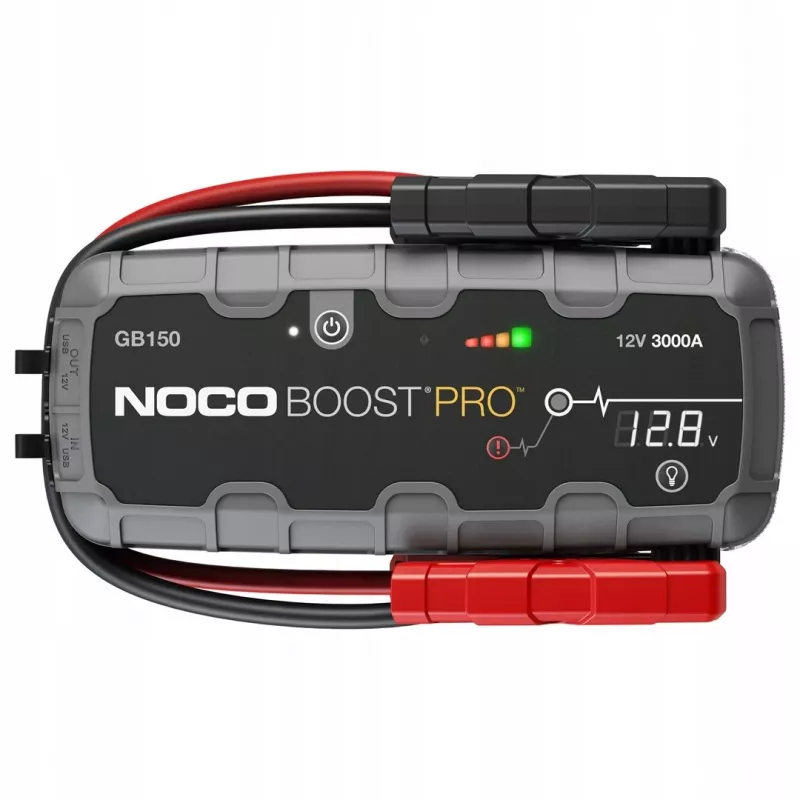 NOCO GB150 Boost 12V 3000A iedarbināšanas ierīce ar iebūvētu 12V/USB akumulatoru