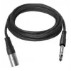 Vivolink PROAUDXLRJACKS1 audio kabelis 1 m XLR – 6,35 mm TRS melns