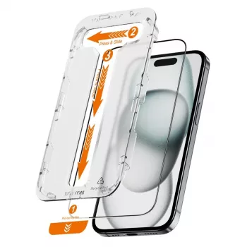 Rūdītais stikls iPhone 15 (2 gab.) EasyShiel