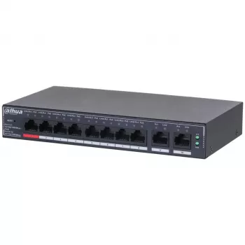Dahua Technology SG4010P tīkla slēdzis Pārvaldīts L2 Gigabit Ethernet (10/100/1000) Power over Ethernet (PoE) Melns